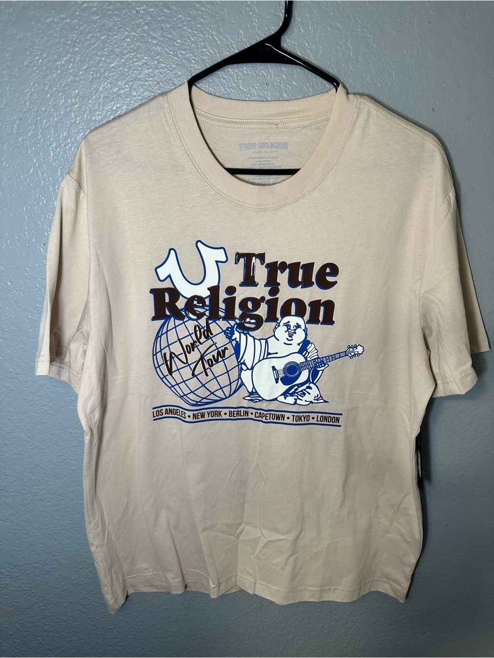 Men’s True Religion Beige Graphic Tee